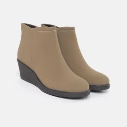 The Roadster Life Co. Women Mid-Top Wedge Heel Regular Boots-10