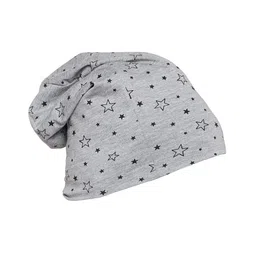 VIMAL JONNEY Men Grey Melange Printed Beanie-7