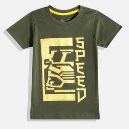 Eteenz Boys Typography Printed Cotton T-shirt-image-40