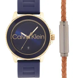 Calvin Klein Men Aqueous Watch with Bracelet Gift Set - CKWBRS15-37
