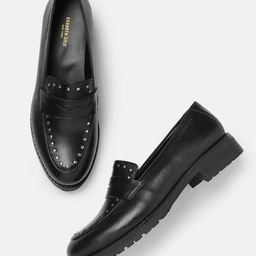 Kenneth Cole Women Studded Leather Penny Loafers-52