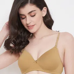 Clovia Padded Non-Wired Cotton Full Coverage Multiway T-Shirt Bra BR1049A2432B-27
