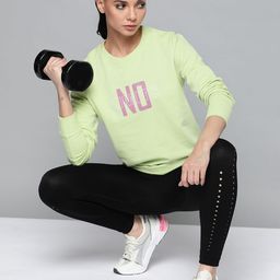Slazenger Women Green Printed Sweatshirt-image-98