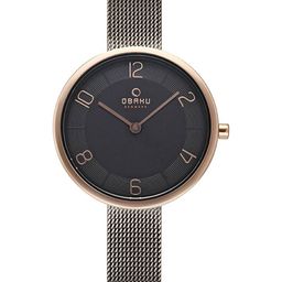 Obaku Women Charcoal Grey Vand Granite Analogue Watch V195LXVJMJ-image-94