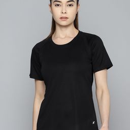 Alcis Women Solid Slim Fit T-shirt-image-45