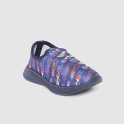 toothless Boys Blue Hot Wheels Printed Slip-On Sneakers-36