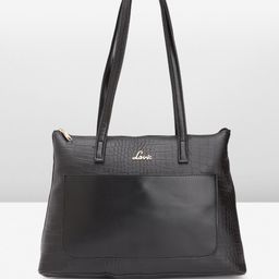 Lavie Croc Textured Structured Shoulder Bag-8