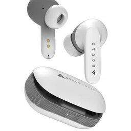 BOULT AUDIO White AirBass Y1 True Wireless Bluetooth Earbuds-57