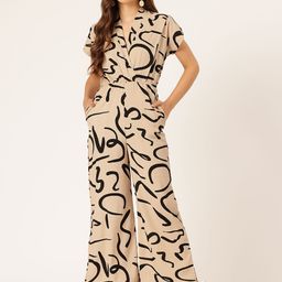 Sleek Italia Abstract Printed Basic Jumpsuit-picture-12