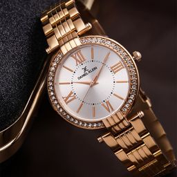 Daniel Klein Premium Women Silver-Toned Dial Watch DK11138-2-28