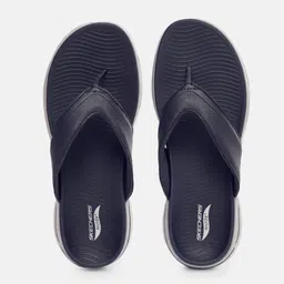 Skechers Men Navy Blue Go Walk Arch Fit Thong Flip-Flops-36
