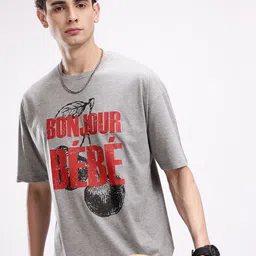 Kook N Keech Oversized Fit Typography Printed Pure Cotton T-shirt-picture-5