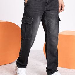 Aeropostale Men Relaxed Fit Light Fade Pure Cotton Cargo Styles Jeans-image-9