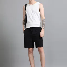 StitchX Men's Loungewear Textured Seersucker Resort Short-image-17