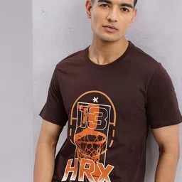HRX by Hrithik Roshan Typography Printed Lifestyle T-shirt-image-90
