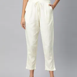 Readiprint Fashions Pleated Cropped Trousers-image-53
