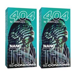 Bold Care 404 Super Nano Thin Condoms - 10 Units Each-27