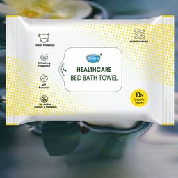 Ginni Set Of 4 Healthcare Bed Bath Towel - 10Pcs Each-40