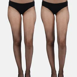 N2S NEXT2SKIN Women Pack Of 2 Patterned Fishnet Stockings-image-89