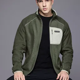Columbia Men Outdoor Tracks Lightweight Sporty Jacket with Patchwork-image-39