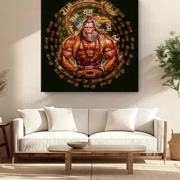 999Store Black & Brown Canvas Religious Wall Paintings-image-62