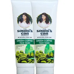 THE SOUMI'S CAN PRODUCT Pack of 2 Green Coffee Face Wash - 100ml-20