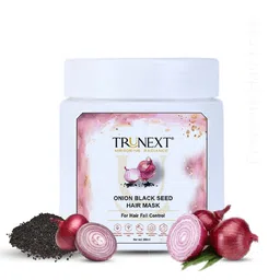 TRUNEXT Onion Black Seed Hair Mask for Hair Fall Control - 200ml-32