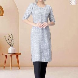 Moda Rapido Pack of 2 Printed Straight Kurta with Trousers-picture-21
