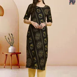 Moda Rapido Pack of 2 Printed Straight Kurta with Trousers-picture-50