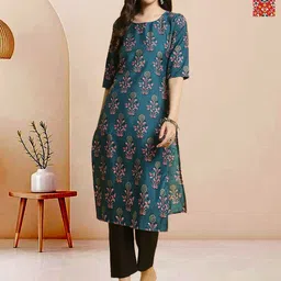 Moda Rapido Pack of 2 Printed Straight Kurta with Trousers-picture-19