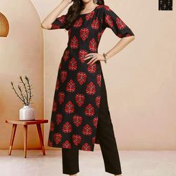 Moda Rapido Pack of 2 Printed Straight Kurta with Trousers-picture-26