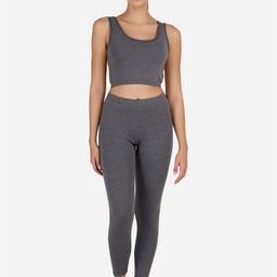 SELFCARE Round Neck Sleeveless Crop Top With Trousers-image-68