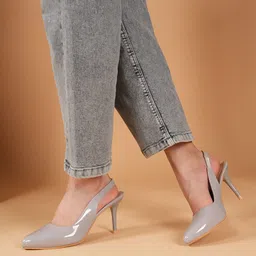DressBerry Women Pointed Toe Party Kitten Heel Pumps-image-82