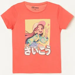 Fame Forever by Lifestyle Kids Printed Pure Cotton T-shirt-image-80