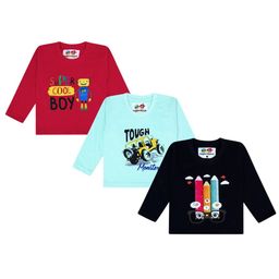 Superminis Boys Pack of 3 Graphic Printed Cotton T-shirt-picture-13