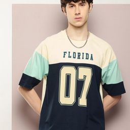 DILLINGER Men Typography Printed Oversized T-shirt-image-58