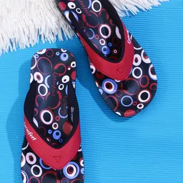 Lotusfeet Women Printed T-Strap Flats with Laser Cuts-image-87