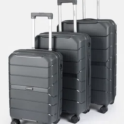 WROGN Set of 3 360-Degree Rotation Hard Case Trolley Bag - 239 L-39