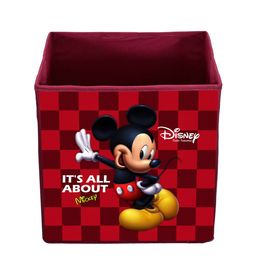 Kuber Industries Set Of 2 Disney Mickey Mouse Print Non-Woven Fabric Foldable Cloth Storage Box image 3