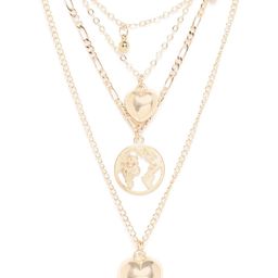Jewels Galaxy Women Gold-Plated Layered Necklace-image-60