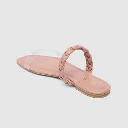 Inc 5 Women Transparent Open Toe Flats image 3