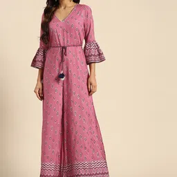 all about you Ethnic Printed Basic Jumpsuit-5