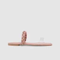 Inc 5 Women Transparent Open Toe Flats image 5