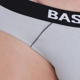 BASIICS by La Intimo Men Grey Pack of 2 Briefs BCSBR11B0770 image 3