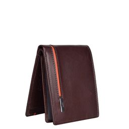URBAN FOREST Men Brown Leather Two Fold Wallet-image-32