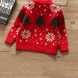 Little Surprise Box LLP Kids Conversational Printed Christmas Pullover Sweater-picture-46