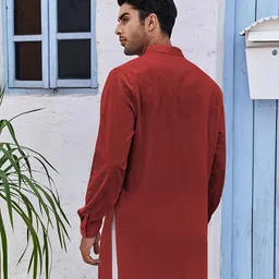 Anouk Men Thread Work Kurta image 2