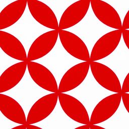 SEJ by Nisha Gupta White & Red Set of 2 Printed 16'' x 16'' Square Cushion Covers image 3