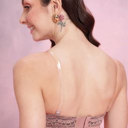 DressBerry Floral Laced Full Coverage Heavily Padded Bra DRM-DB-MK23D image 3