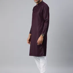 Manthan Men Regular Kurta with Churidar image 4